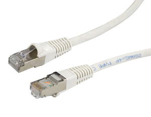 Dynamix 35M White Cat6A SFTP 10G Patch Lead
