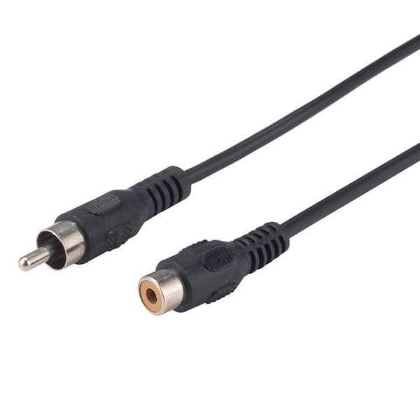 Dynamix 2M RCA Male to RCA Female Extension Cable