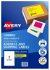 Avery L7168FY Fluoro Yellow Laser 199.6 x 143.5mm Permanent Visibility Shipping Labels - 50 Pack