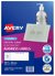 Avery L7562 Crystal Clear Laser 99.1 x 34mm Permanent Address Labels - 400 Pack