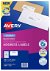 Avery L7651 White Laser 38.1 x 21.2 mm Permanent Quick Peel Address Labels with Sure Feed - 1625 Pack