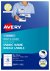 Avery L7427 Fabric White Laser 88 x 52mm Removable Print & Divide Name Badge Labels - 150 Pack