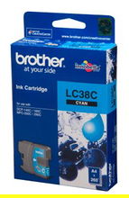view Brother LC38C Cyan Ink Cartridge