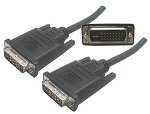 Dynamix 2M DVI-I Male to DVI-I Male Dual Link (24+5) Cable. Supports Digital & Analogue Signals
