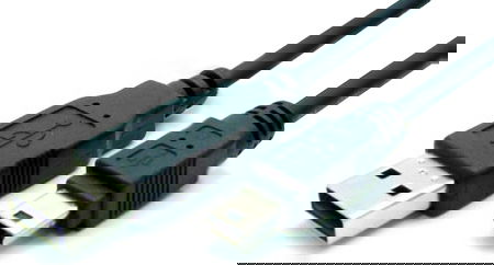 Dynamix 2m USB 2.0 Mini-B Male to Type A Male Cable - Black