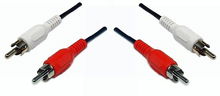 view Dynamix 5M RCA Audio Cable 2 to 2 RCA Plugs Coloured Red & White