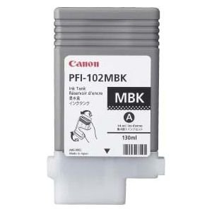 Canon PFI-102MBK Matte Black 130ml Ink Tank Cartridge