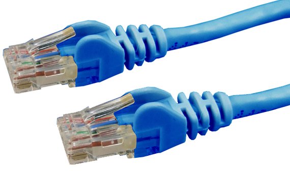 Dynamix 0.5M Blue Cat6 UTP Snagless Patch Lead Cable
