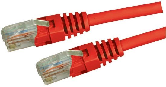 Dynamix 7.5M Red Cat5 Snagless UTP Patch Lead