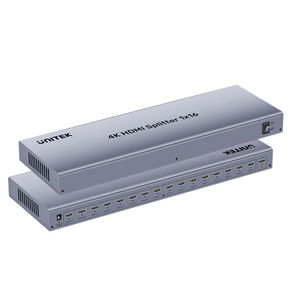 Unitek 1-in-16-Out HDMI Splitter - Space Grey