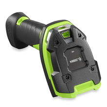 view Zebra DS3608 2D USB Standard Range Rugged Handheld Barcode Scanner - Black/Industrial Green