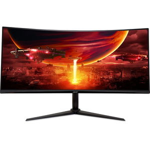 Acer Nitro ED340CU H 34 Inch 3440 x 1440 1ms 100Hz VA Gaming Curved Monitor - HDMI, DisplayPort