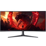 Acer Nitro XZ342CU V3 34 Inch 3440x1440 1ms 180Hz VA Gaming Curved Monitor with Speakers - HDMI, DisplayPort