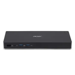 Acer USB Type-C Dock II Laptop Docking Station for TravelMate Laptops - 1x DisplayPort, 2x HDMI, 1x USB-C, 3x USB-A, 1x RJ-45, 1x Audio Jack