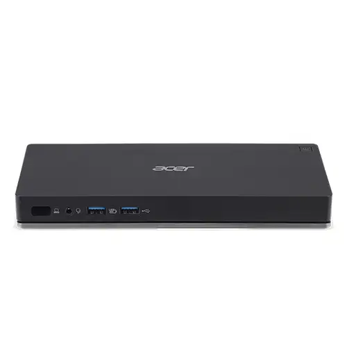 Acer USB Type-C Dock II Laptop Docking Station for TravelMate Laptops - 1x DisplayPort, 2x HDMI, 1x USB-C, 3x USB-A, 1x RJ-45, 1x Audio Jack