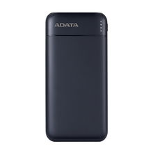 view ADATA C100 10000mAh USB-C and USB-A Power Bank - Black