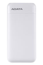 ADATA C100 10000mAh USB-C and USB-A Power Bank - White