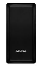 view ADATA C20 20000mAh USB-C and USB-A Power Bank - Black