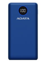 view ADATA P20000QCD 20000mAh Quick Charge Power Bank - Blue