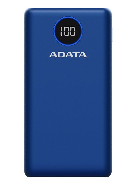 ADATA P20000QCD 20000mAh Quick Charge Power Bank - Blue