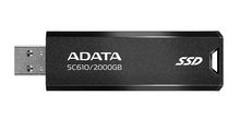 view ADATA SC610 Retractable 2TB USB 3.2 Flash Drive - Black