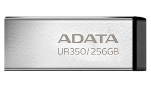 ADATA UR350 256GB USB 3.2 Flash Drive - Nickel/Black