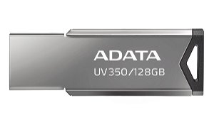 ADATA UV350 128GB USB 3.2 Flash Drive - Silver