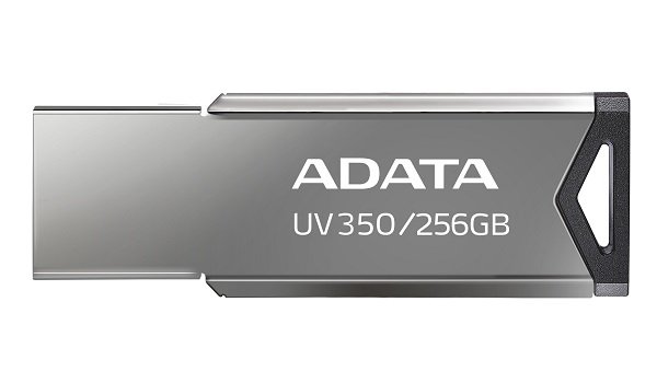 ADATA UV350 256GB USB 3.2 Flash Drive - Silver