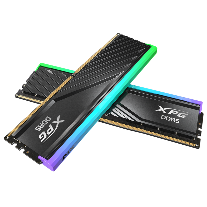 ADATA XPG Lancer Blade RGB 32GB (2 x 16GB) DDR5 6000MT/s U-DIMM Memory with Heatsink - Black