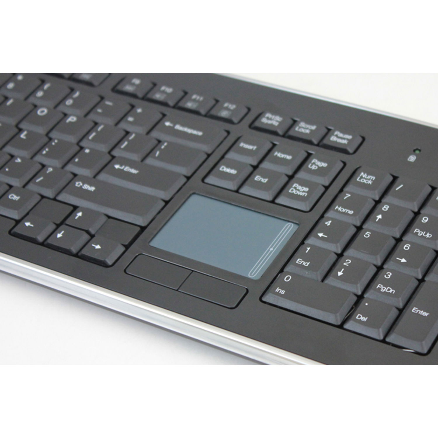 Adesso SlimTouch Desktop USB Keyboard With Touchpad Black | Elive NZ