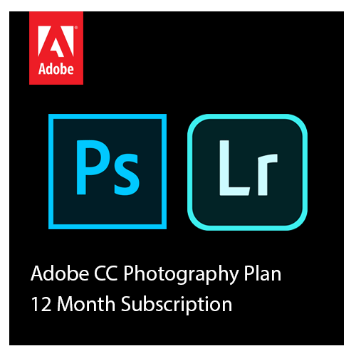 Adobe Creative Cloud Photography Plan (Photoshop + Lightroom) 12 Month Subscription - Download Version