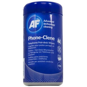 AF Phone-Clene Anti-Bacterial Phone Wipes Tub - 100 Pack