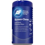 AF Screen-Clene Anti-Static Cleaning Wipes Tub - 100 Pack