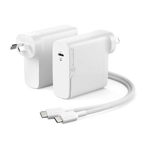 ALOGIC 1X100 100W GaN Rapid Power Charger with 2m 100W USB-C Cable