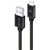 ALOGIC 2m Prime Lightning to USB Mfi Certified Charge And Sync Cable - Black