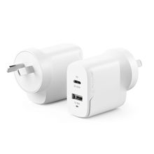 view ALOGIC 2X32 32W Rapid Power 2 Port USB-C Wall Charger