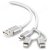 ALOGIC 30cm Prime Series 3 in 1 Micro USB, Lightning, USB-C Cable
