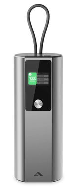 ALOGIC Ark Pro 27,600mAh Power Bank with 50cm Detachable USB-C Cable - Silver