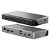 ALOGIC DX2 Dual 4K Display Universal Docking Station with 65W Power Delivery - 2x DP, 1x USB-C, 3x USB-A, 1x Audio Jack, 1x RJ45