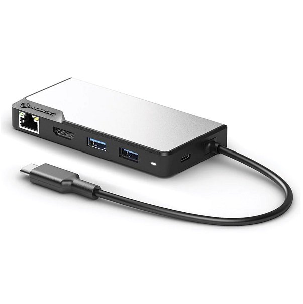 ALOGIC Fusion Alpha 5-in-1 USB-C Laptop Docking Station - 1x HDMI, 2x USB-A, 1x Gigabit Ethernet, 1x USB-C