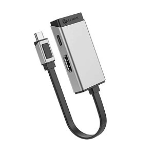 ALOGIC MagForce Duo Charge USB-C 2-in-1 Multiport Adapter with 100W Power Delivery - Space Grey