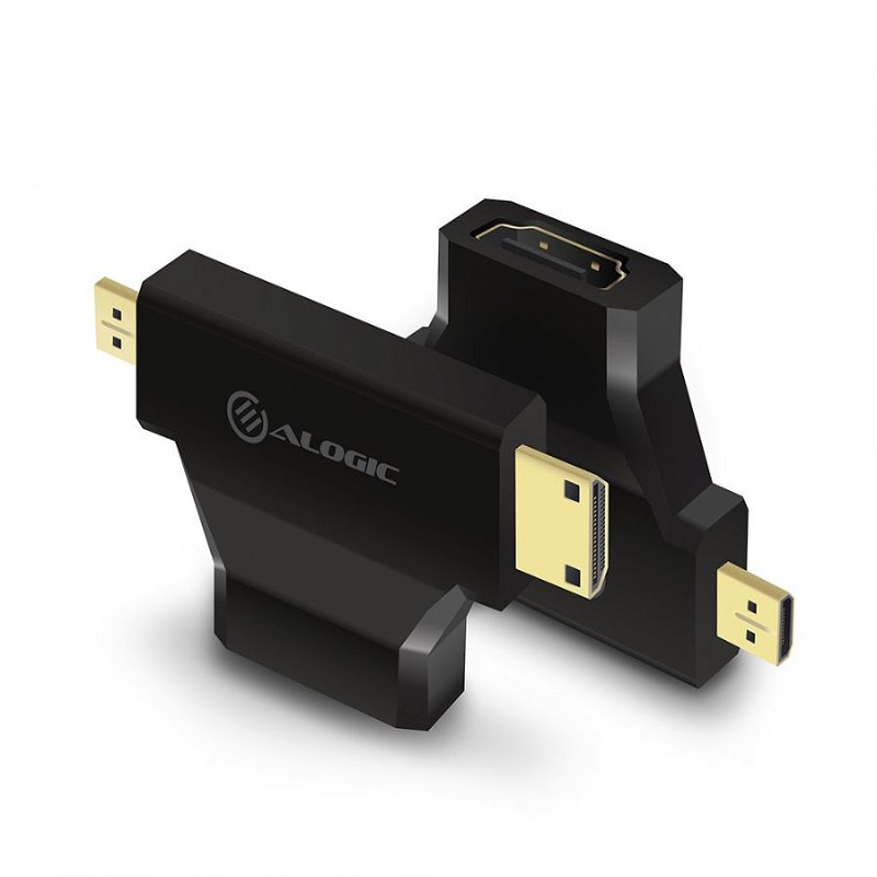 ALOGIC Micro And Mini HDMI Male to HDMI Female Adapter