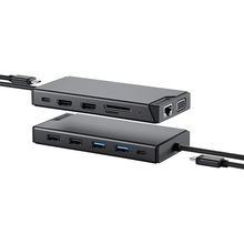 view ALOGIC MV2 USB-C Dual Display DP Alt Mode Docking Station - 2x HDMI, 1x VGA 2x USB-A 2.0, 2x USB-A 3.1, 2x USB-C,1x RJ45