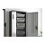 Alogic Smartbox Power Wall 15-Tilt Bay Charging Wall Cabinet - Space Grey