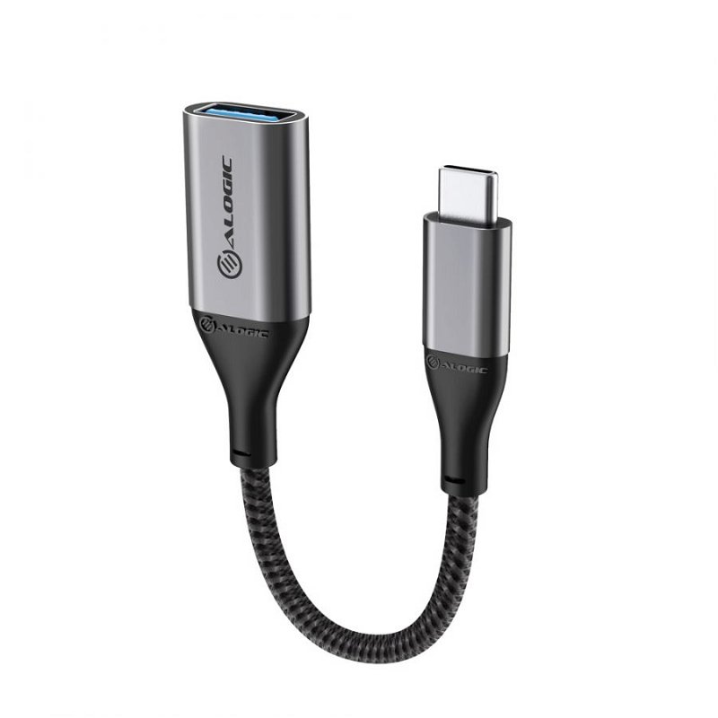 ALOGIC Super Ultra 15cm USB 3.1 USB-C To USB-A Adapter - Space Grey
