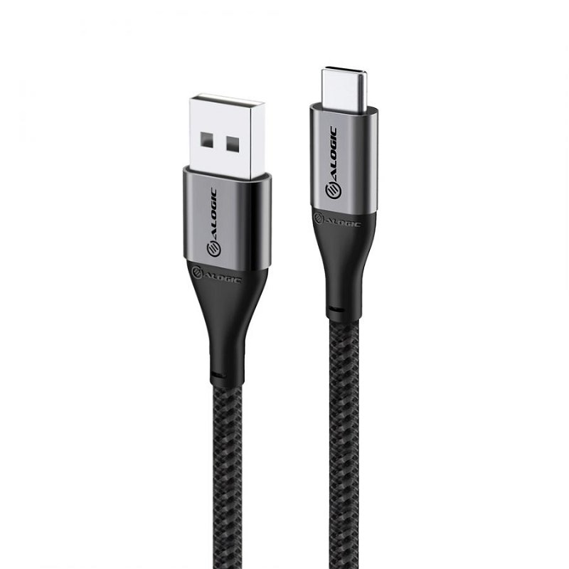 ALOGIC Super Ultra 3m USB 2.0 USB-C to USB-A Cable - Space Grey