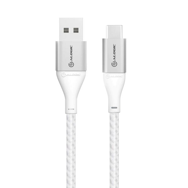 ALOGIC Super Ultra 3m USB 2.0 USB-C to USB-A Charge & Sync Cable - Silver