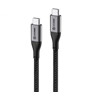 ALOGIC Super Ultra 1.5M 5A 480Mbps USB-C Cable - Space Grey