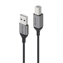 view ALOGIC Ultra 5m USB 2.0 USB-A to USB-B Cable - Space Grey
