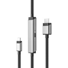 view ALOGIC Ultra 2m USB-C to HDMI Cable with 100W Power Delivery - Space Grey